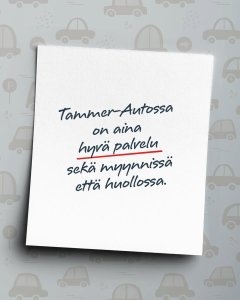 Kiitokset palautteesta!