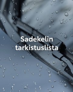 Sadepäivän lista auttaa, kun syksy ei ole pelkkää paistetta