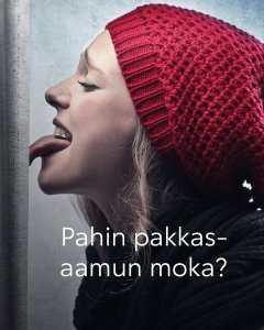 Pakkasaamut koettelevat välillä autoilijoiden huumorintajua